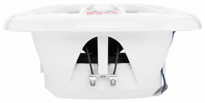 BOSS Audio MRGB65 6.5" 200W Boat Marine RGB LED Light Speakers, White (8 Pack)