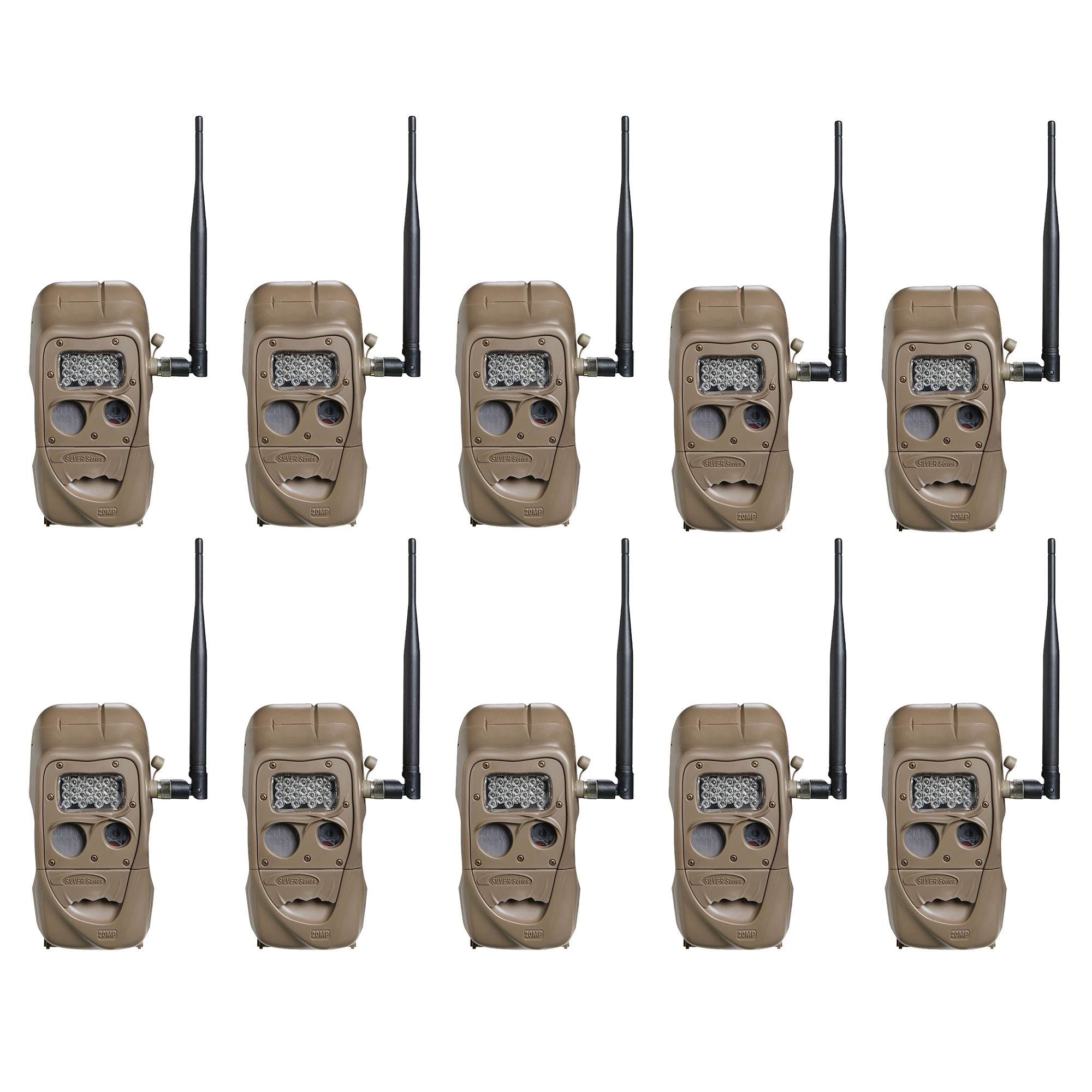 Cuddeback CuddeLink 20MP Long Range Wireless IR Hunting Game Camera (10 Pack)