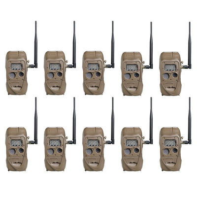 Cuddeback CuddeLink 20MP Long Range Wireless IR Hunting Game Camera (10 Pack)