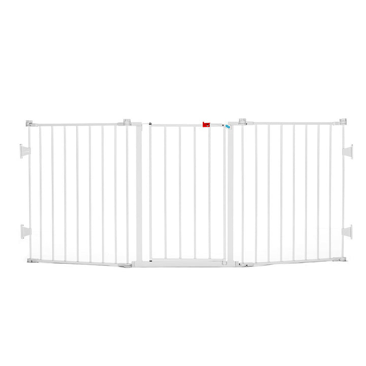 Regalo Flexi Gate Extra Wide Metal Walk Through Safety Baby Gate (Open Box)