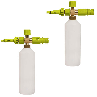 Sun Joe 34 Ounce Foam Soap Spray Cannon for Electric Pressure Washer (2 Pack)
