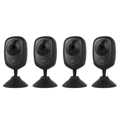 Momentum HD Smart Home WiFi Wide Angle Security Camera w/ Two Way Audio (4 Pack) - VMInnovations