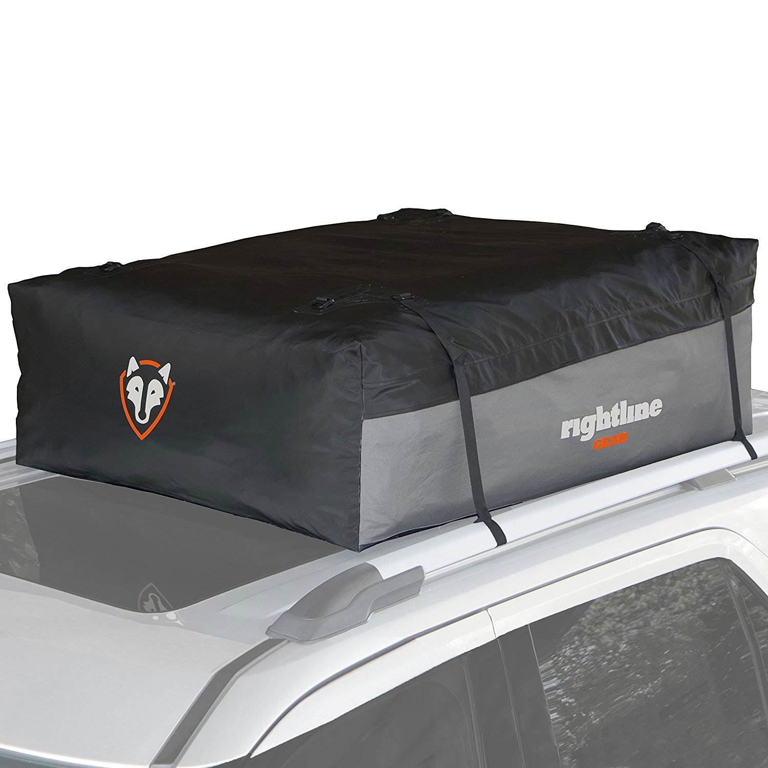 Rightline Sport 2 Waterproof 15 Cu Ft SUV Minivan Rooftop Cargo Carrier (4 Pack)