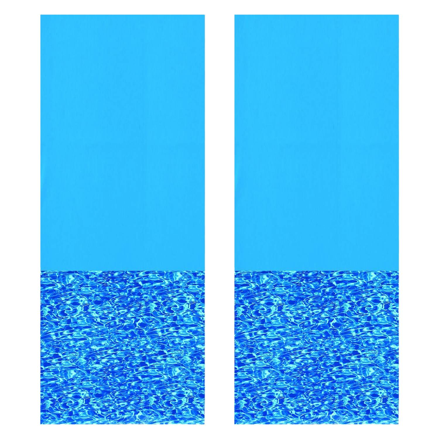 Swimline 21 Foot Round Above Ground Swimming Pool Wall Overlap Liner (2 Pack)