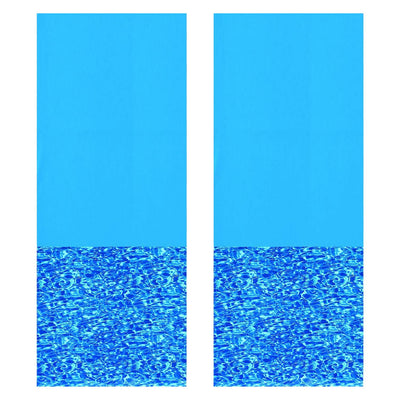 Swimline 21 Foot Round Above Ground Swimming Pool Wall Overlap Liner (2 Pack)