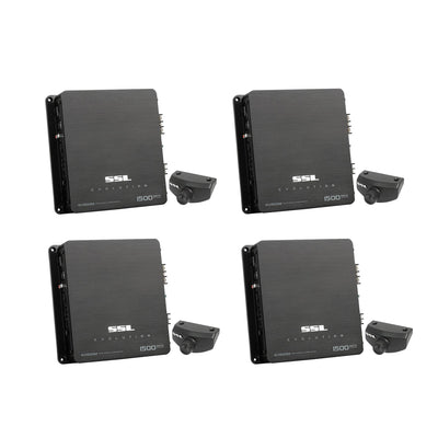 Soundstorm 1500W Monoblock A/B MOSFET Car Audio Power Stereo Amplifier (4 Pack)