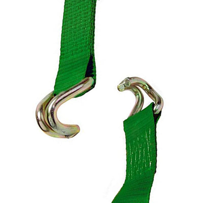 Keeper 16' x 2 Inch Ratchet Tie Down Straps with J Hooks (4 Pack) (Open Box)