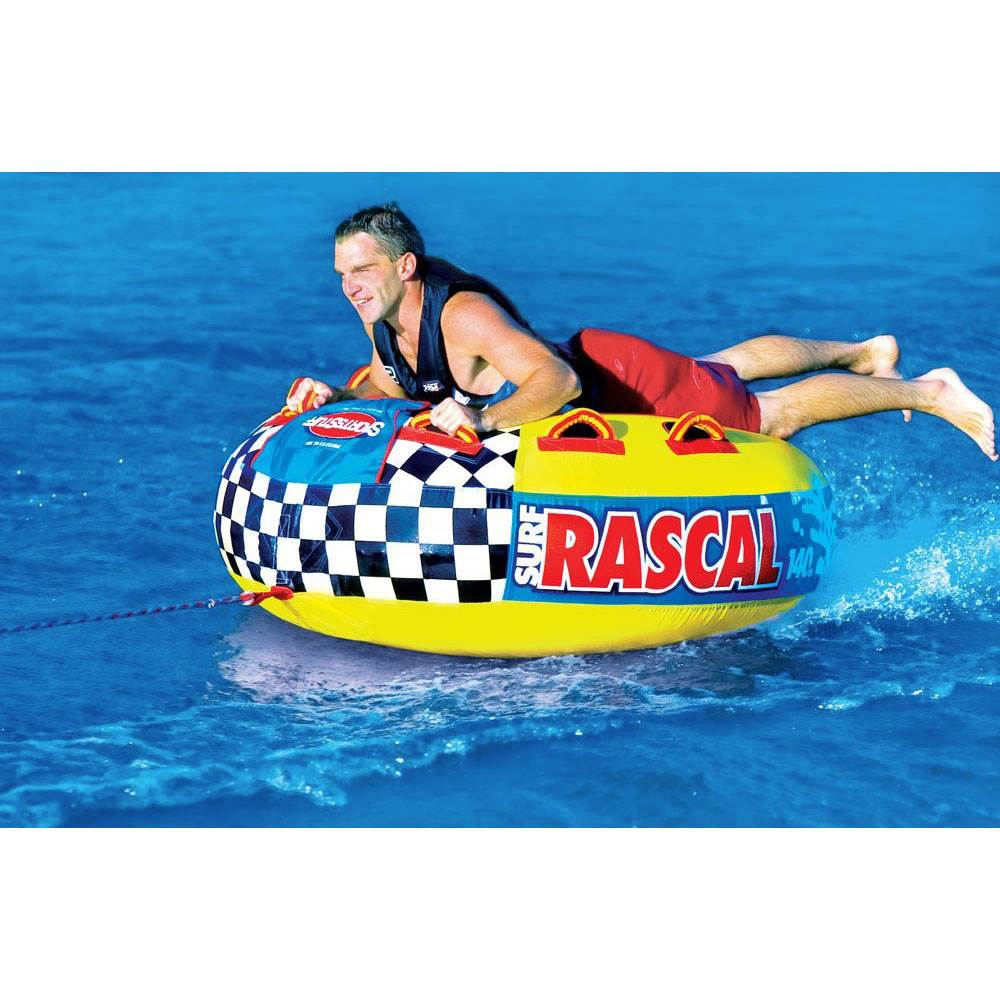 Airhead Sportsstuff Rascal Single Rider Boat Lake Round Tube Towable (2 Pack)