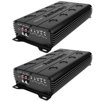 Audiopipe APMI-1300 1000W Class D Mono 1 Ohm Stable Car Audio Amplifier (2 Pack)