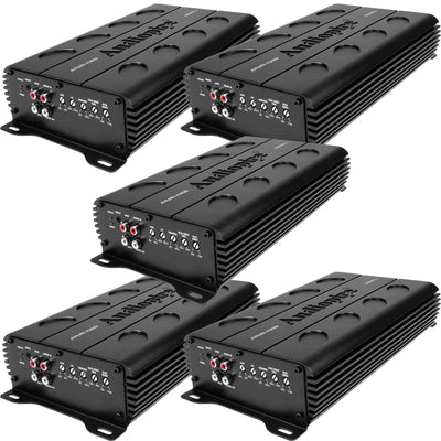 Audiopipe APMI-1300 1000W Class D Mono 1 Ohm Stable Car Audio Amplifier (5 Pack)