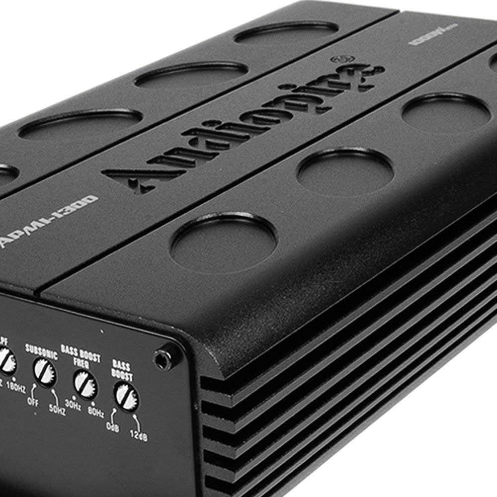 Audiopipe APMI-1300 1000W Class D Mono 1 Ohm Stable Car Audio Amplifier (5 Pack)