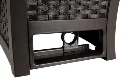 New Suncast 125 Ft Garden Yard Hose Wicker Reel Touch and Go - Mocha (2 Pack)