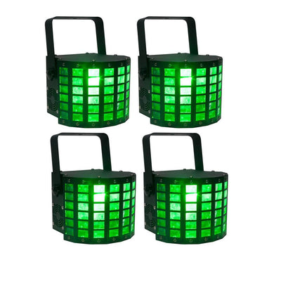 American DJ Mini Dekker DMX Strobe Kinta Derby Moonflower Light Effect (4 Pack)