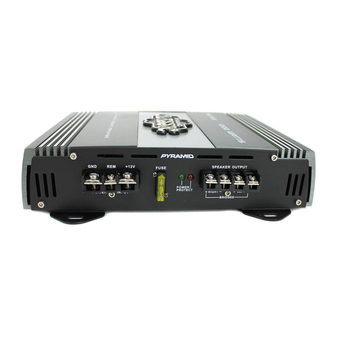 Pyramid 1000W 2 Channel Car Audio Amplifier Power Amp MOSFET 2 Ohm (2 Pack) - VMInnovations