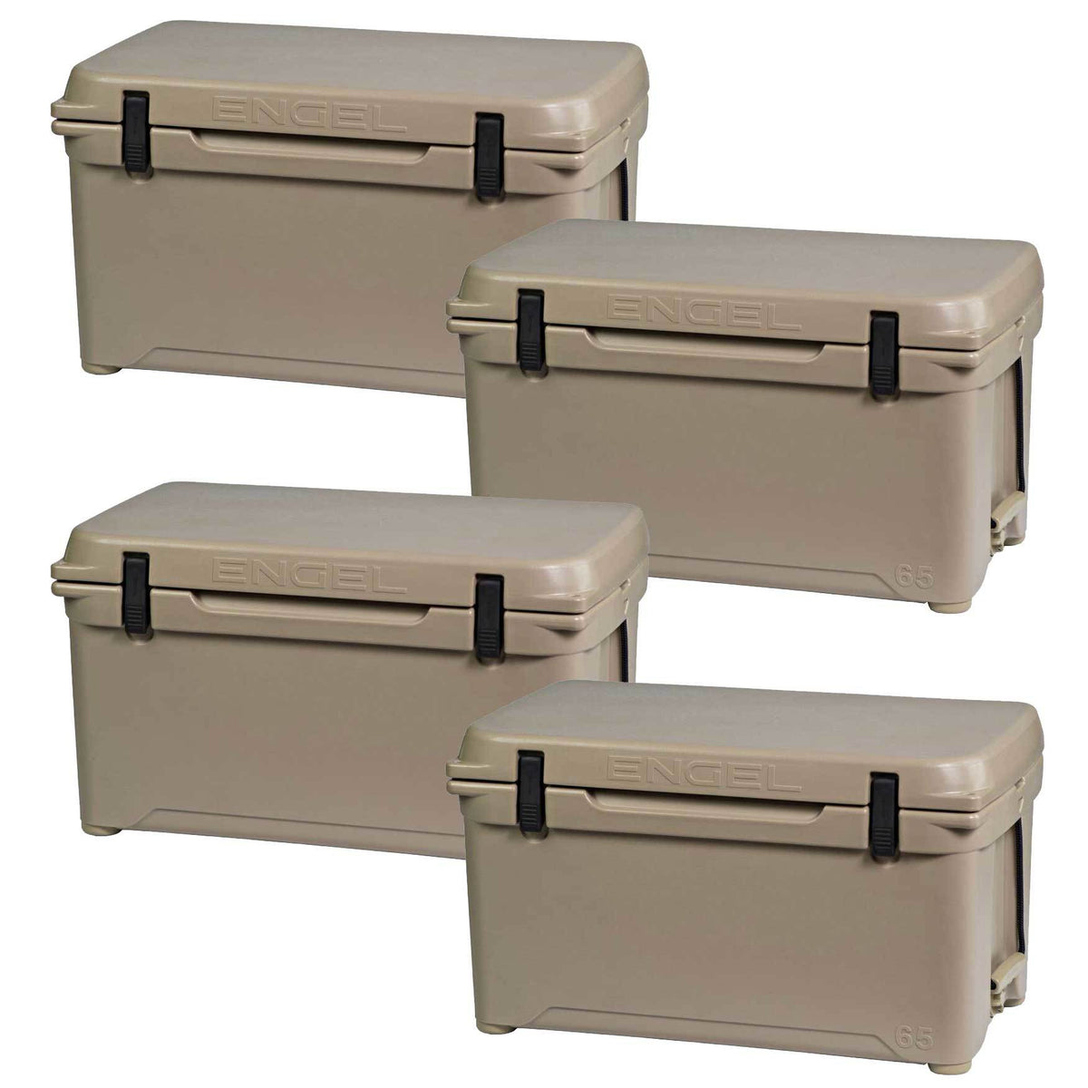Engel 14.5 Gal 70 Can 65 High Performance Seamless Roto Molded Cooler (4 Pack)