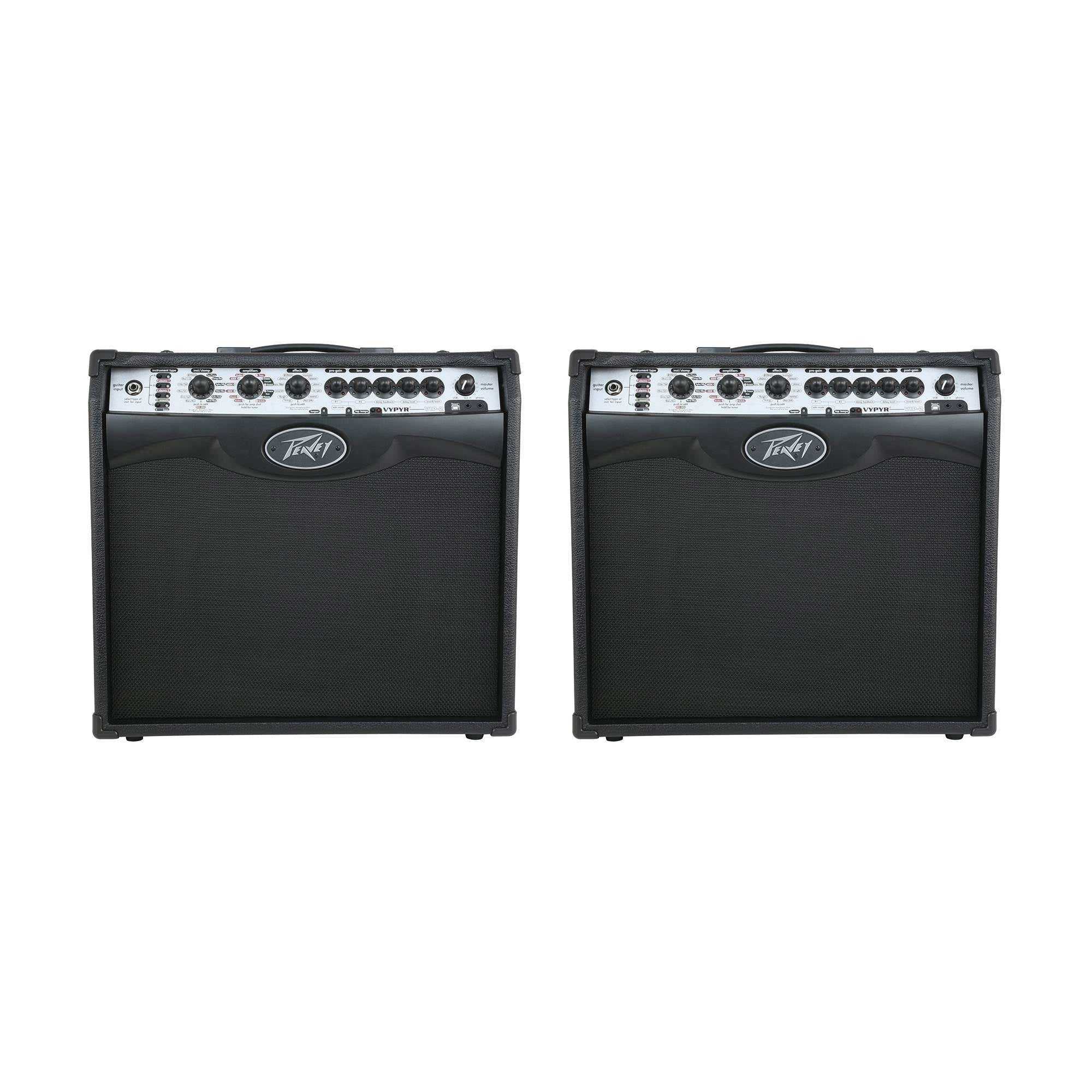 Peavey Vypyr VIP 2 Modeling Instrument Guitar/Bass 40 Watt Amplifier (2 Pack)