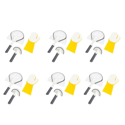 Bestway SaluSpa Hot Tub All in One 3 Piece Cleaning Tool Accessory Set  (6 Pack) - VMInnovations