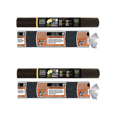 DeWitt 20 Year 4.1-Ounce Landscape Weed Barrier Fabric, 3 x 250 Feet (2 Pack)