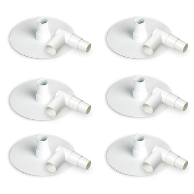 Hydrotools Above Ground Pool Olympic Replacement Skimmer Vac Adapter (6 Pack) - VMInnovations