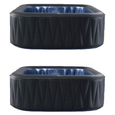 MSpa Tekapo Inflatable Hot Tub Jacuzzi Jet Bubble Massage Outdoor Spa (2 Pack)