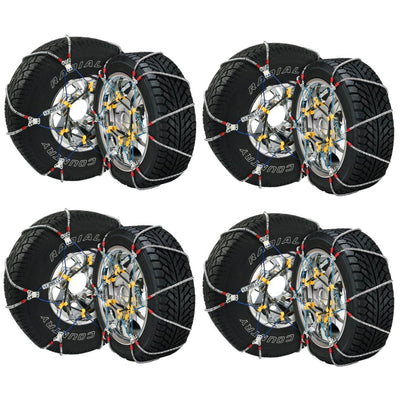 Security Chain SZ441 Super Z6 Car Truck Snow Radial Cable Tire Chain, 8 Pack - VMInnovations
