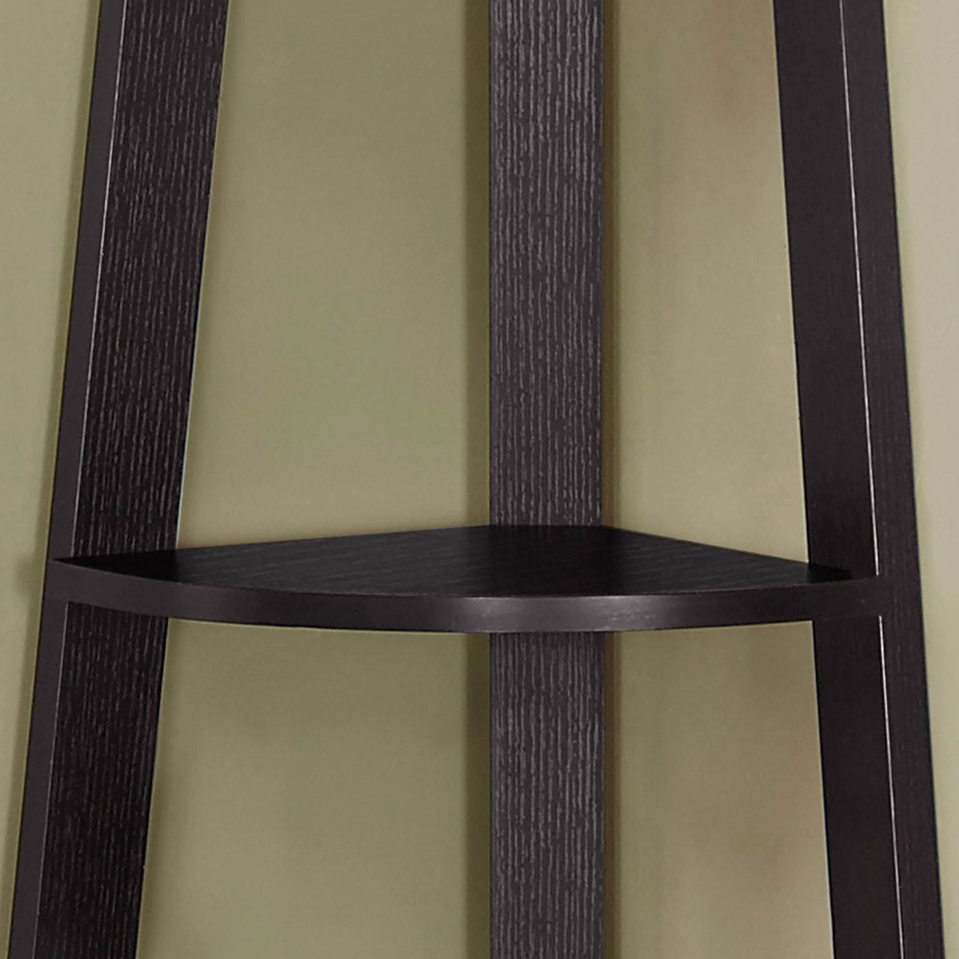 Monarch Specialtie 72 Inch Tall Cappuccino Corner Accent Bookcase (2 Pack)