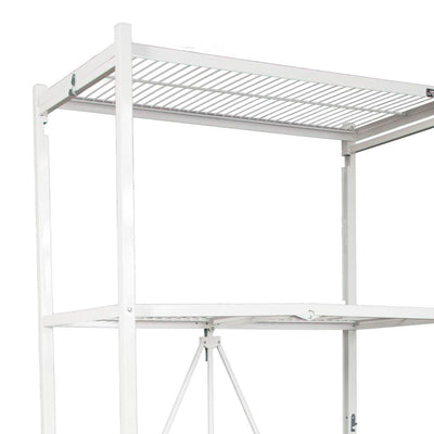Origami 5 Tier Collapsible  Household General Purpose Shelf, White (Open Box) - VMInnovations