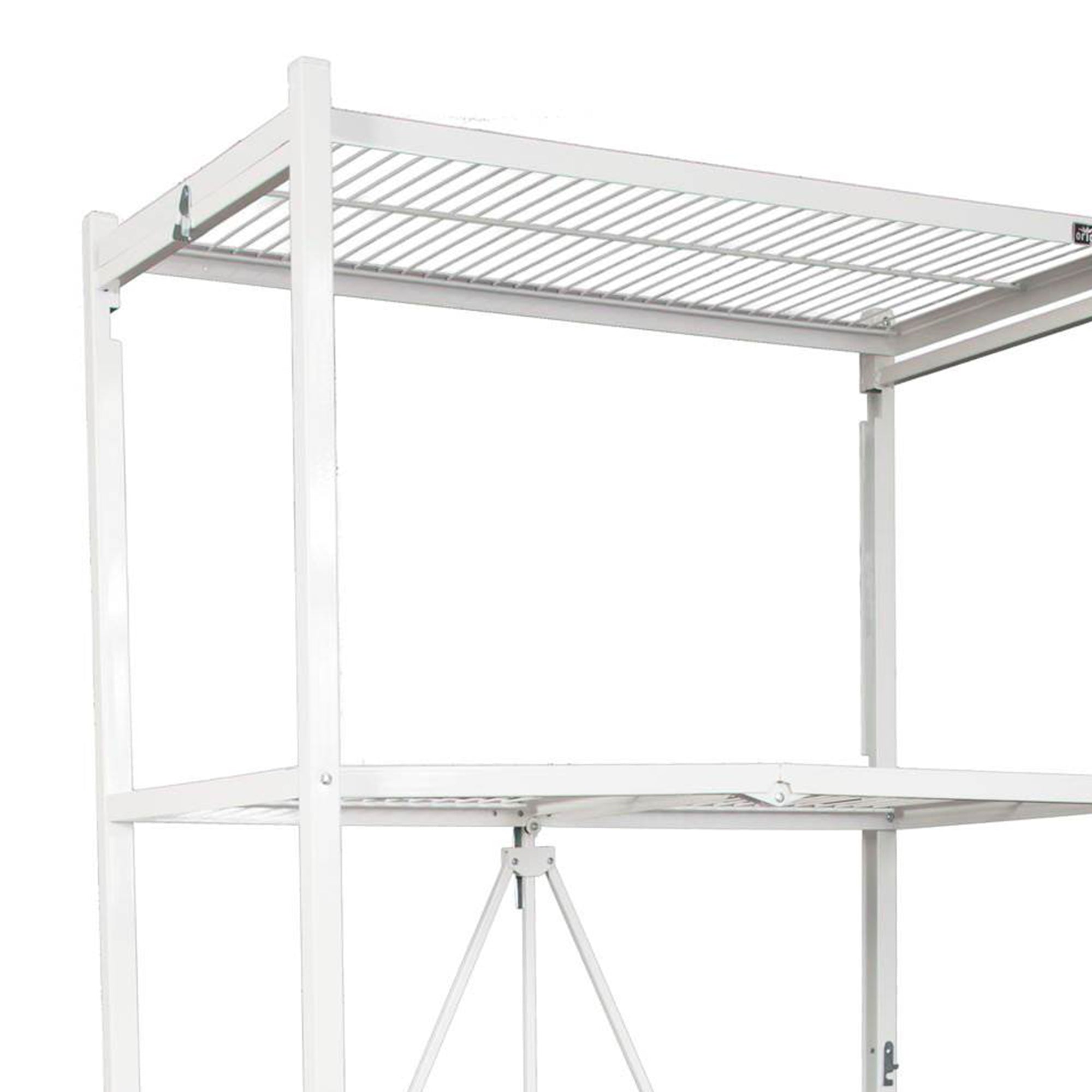 Origami 5 Tier Collapsible  Household General Purpose Shelf, White (Open Box) - VMInnovations