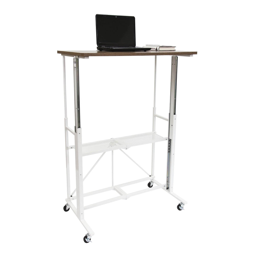 Origami Sit or Stand Adjustable Standing Office Desk, Slim (Open Box)