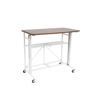 Origami Sit or Stand Adjustable Standing Office Desk, Slim (Open Box) - VMInnovations
