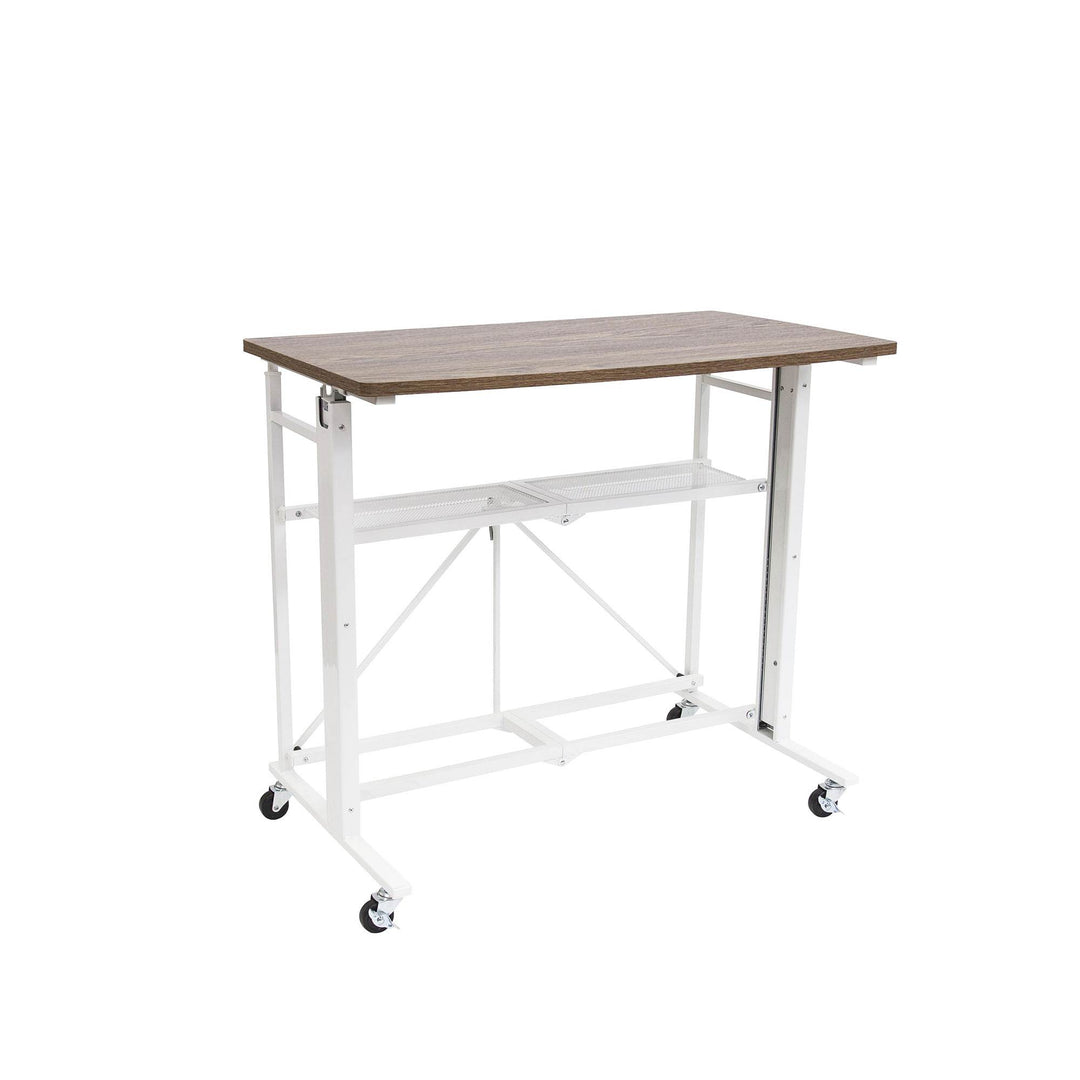 Origami Sit or Stand Adjustable Standing Office Desk, Slim (Open Box)