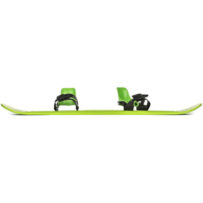 Lucky Bums 120CM Youth Kids Plastic Snowboard w/ Adjustable Bindings (Open Box) - VMInnovations