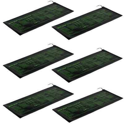 Jump Start Hydrofarm 107W Hydroponic Seedling Heat Mat | 48" x 20" (6 Pack)