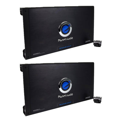 PLANET AUDIO 2600W 2-Channel Car Amplifier Amp AC26002 + Remote (2 Pack)