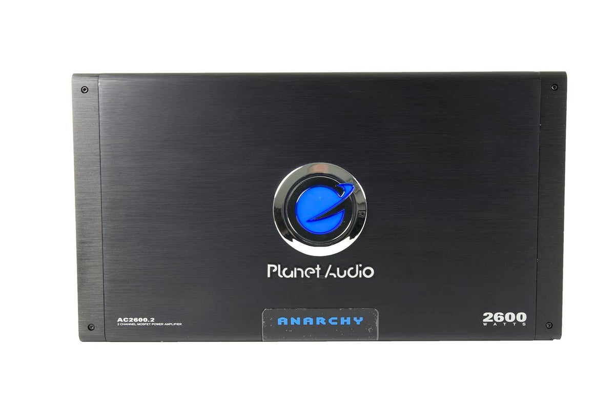 PLANET AUDIO 2600W 2-Channel Car Amplifier Amp AC26002 + Remote (2 Pack)
