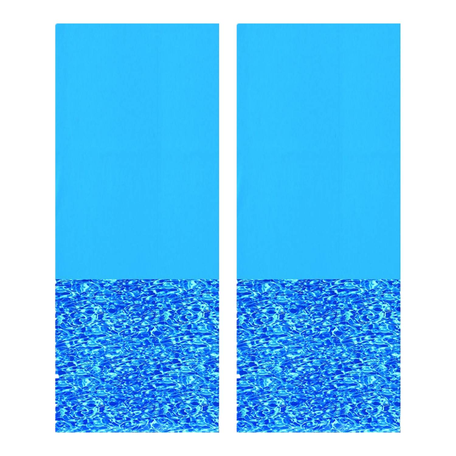 Swimline 15' Swirl Round Above Ground Swimming Pool Wall Overlap Liner (2 Pack)