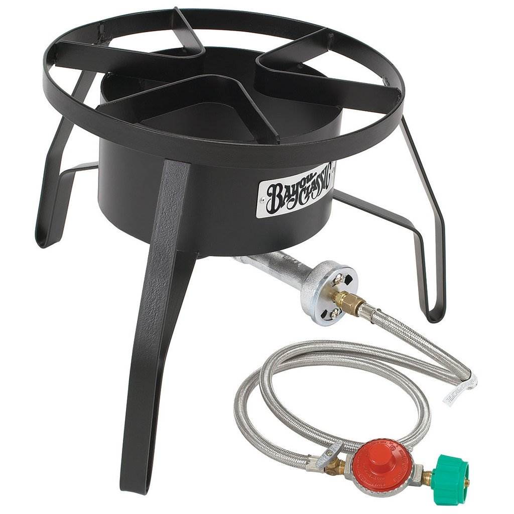 Bayou Classic High Pressure Outdoor Portable Propane Gas Burner Cooker (2 Pack)