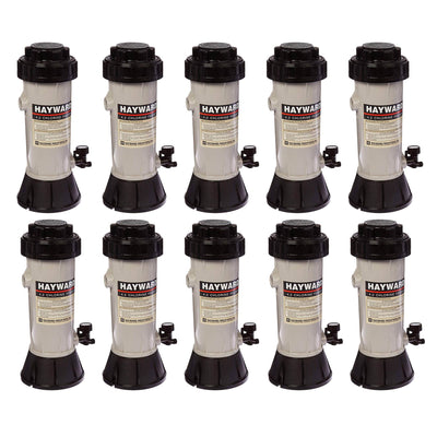 Hayward CL110 Automatic Swim Pool Off-Line Trichlor Chlorine Feeder (10 Pack)
