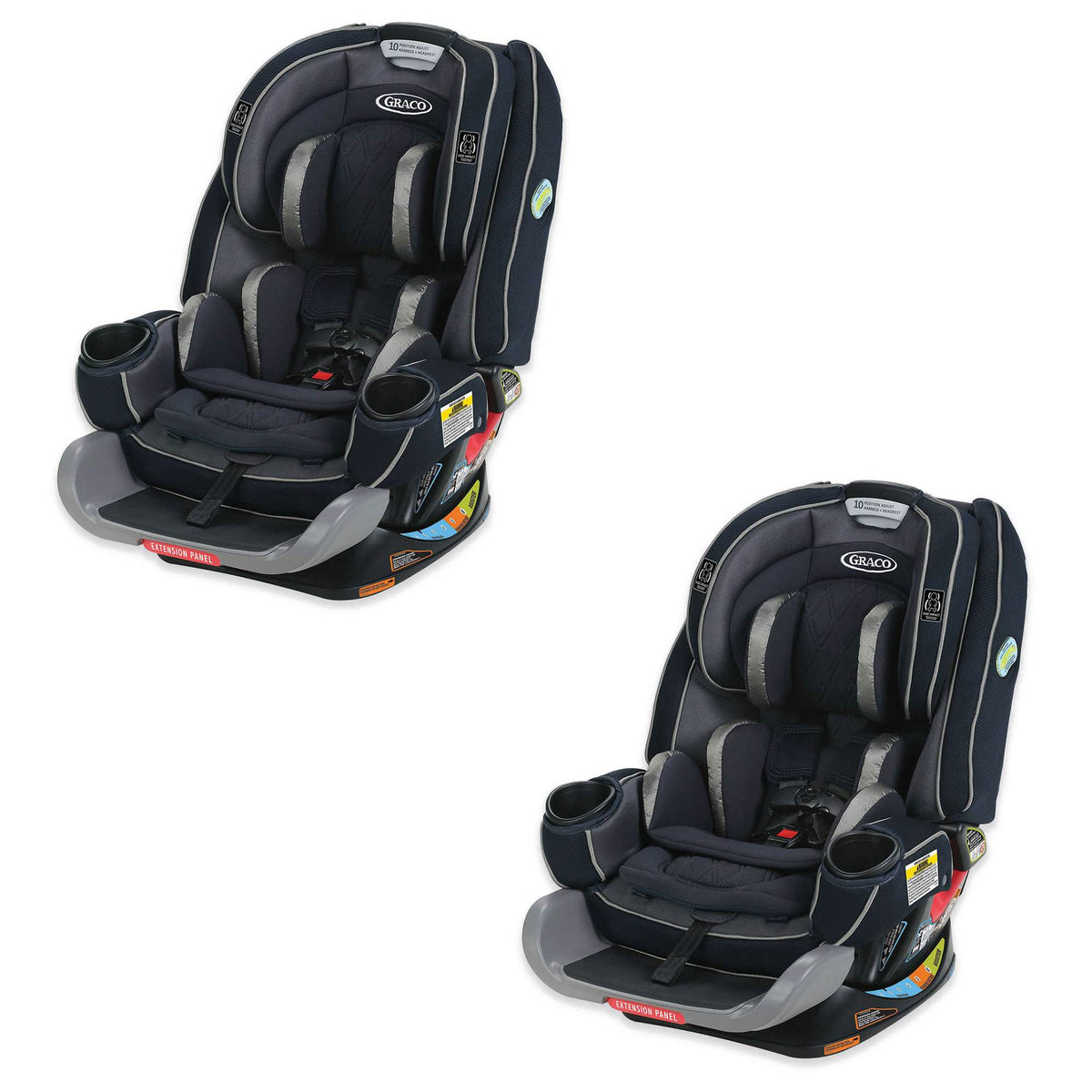 Graco 4Ever Extend2Fit Platinum 4 in 1 Convertible Safety Car Seat (2 Pack) - VMInnovations