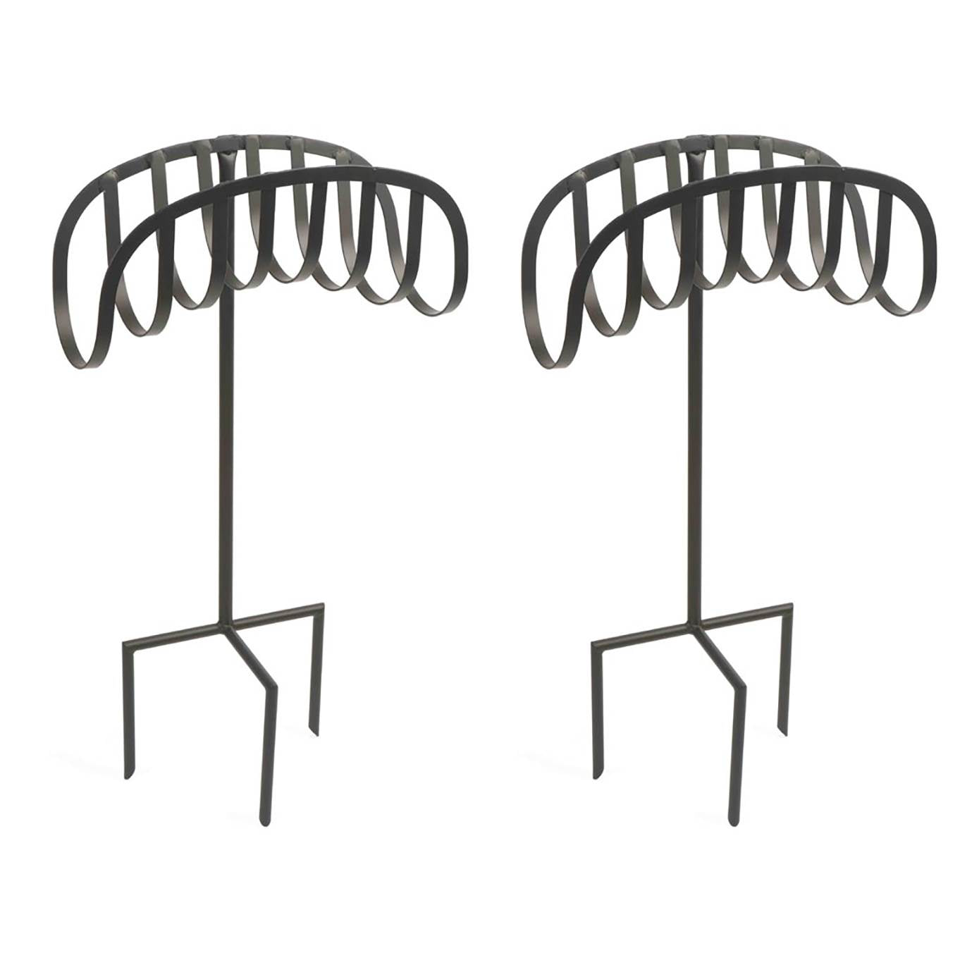 Liberty Garden Decorative Steel Metal Manager Garden Hose Storage Stand (2 Pack) - VMInnovations