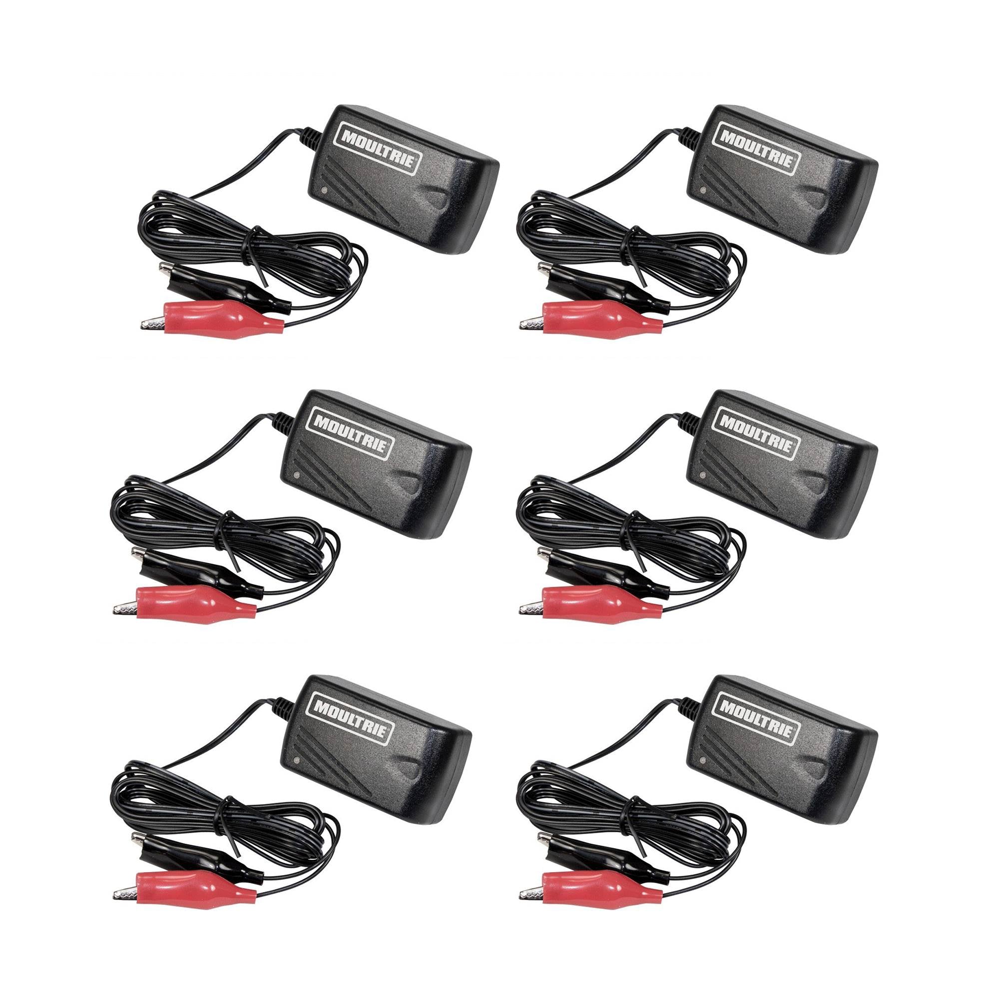 Moultrie Feeders Game Trail Hunting Camera 6 Volt Battery Charger (6 Pack)