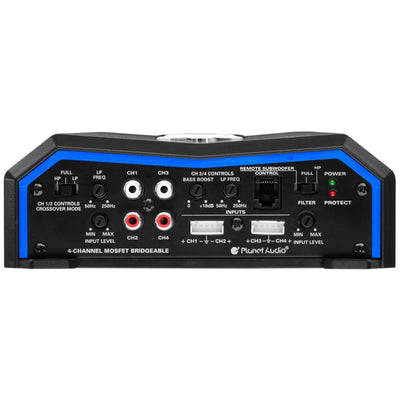 Planet Audio 2400W 4 Channel Full Range Class A/B MOSFET Amplifier (3 Pack)