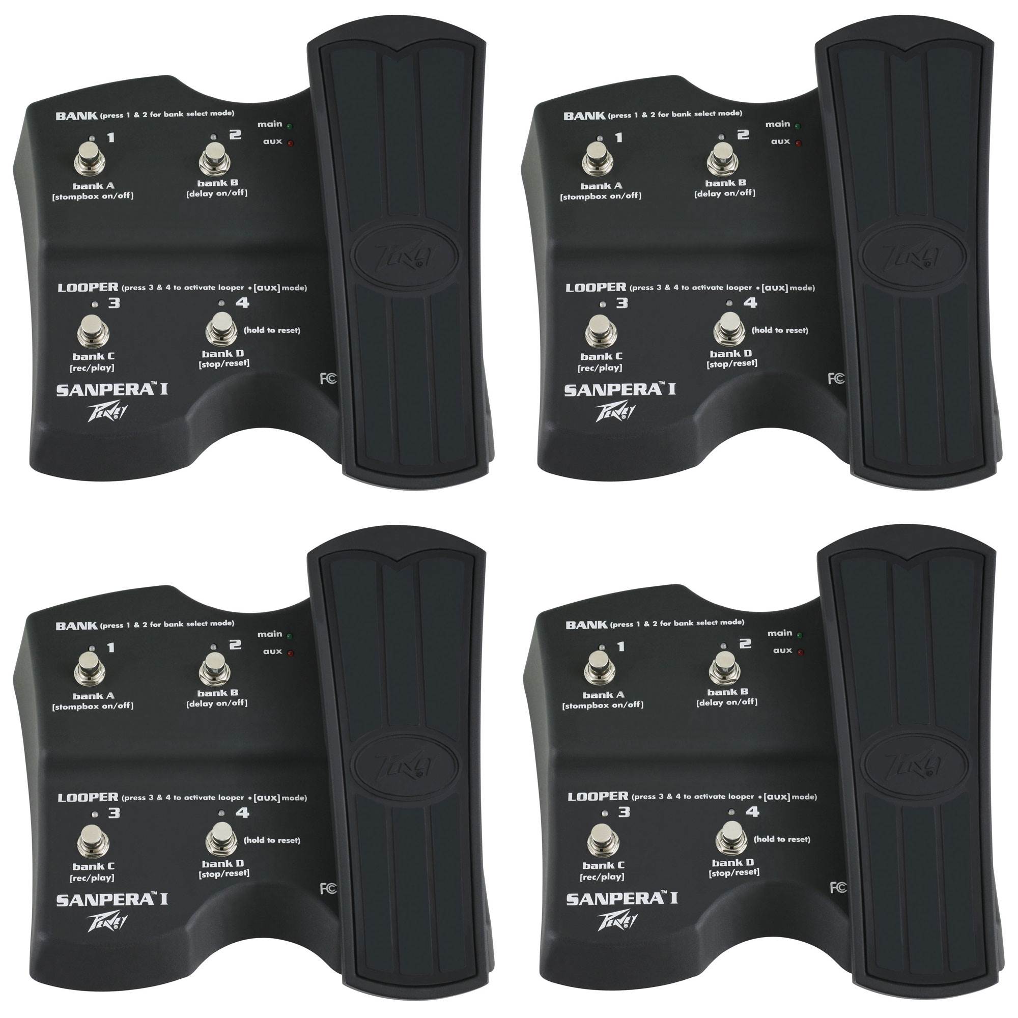 Peavey Sanpera Whammy, Volume, Wah, Pitch Pedal for Vypyr Amplifier (4 Pack)