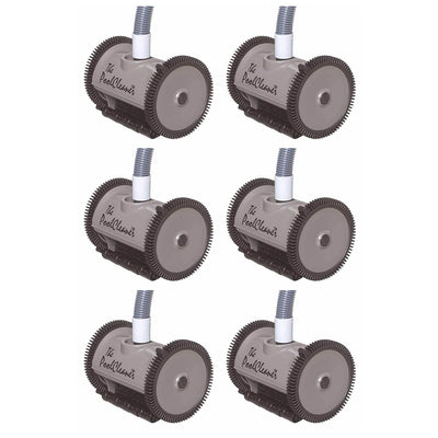 Hayward Poolvergnuegen Auto 2-Wheel Suction Pool Cleaner, Gray (6 Pack)