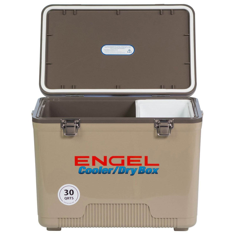 Engel Coolers 30 Quart Lightweight Leak Proof Insulated Cooler Drybox (4 Pack)
