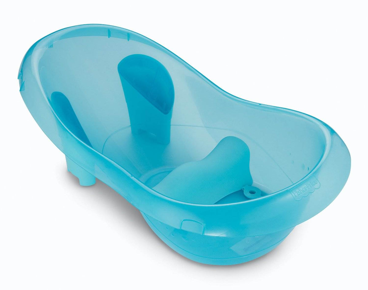 Fisher Price Ocean Wonders Aquarium Baby Bath Tub Center with Sling (2 Pack)