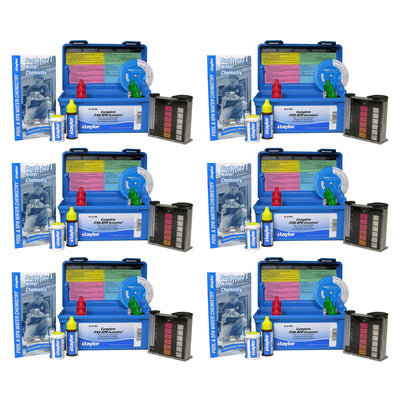Taylor K-2106 Complete Swimming Pool/Spa FAS-DPD Bromine Water Test Kit (6 Pack)