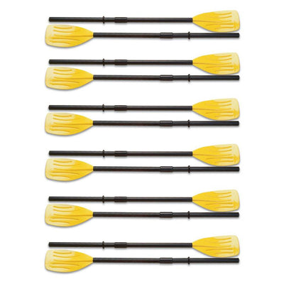 Intex Set of 48" Paddles Inflatable Boat Ribbed French Oars (12 Pack) - VMInnovations