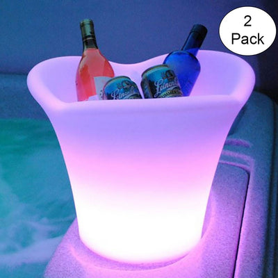 Main Access Napa Pool/Spa Waterproof Color Changing LED Ice Bucket (2 Pack) - VMInnovations