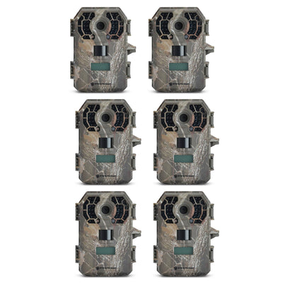 Stealth Cam HD Video Infrared No Glow Hunting Scouting Game Trail Camera, 6 Pack